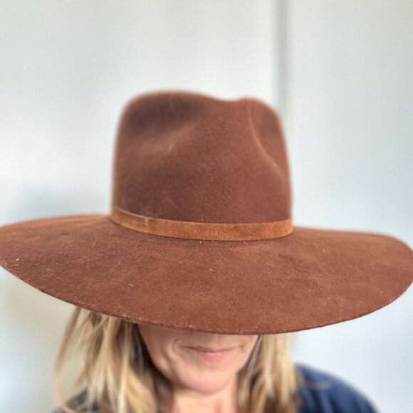 Janessa Leone Brown Felt Hat - Picture 4 of 8